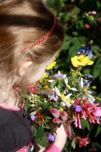 Children of all ages love to pick flowers